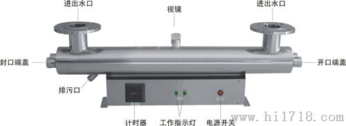 GD系列底座型过流式紫外线器