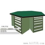 六角工作台-车间六角钳工台-技工学校实训设备