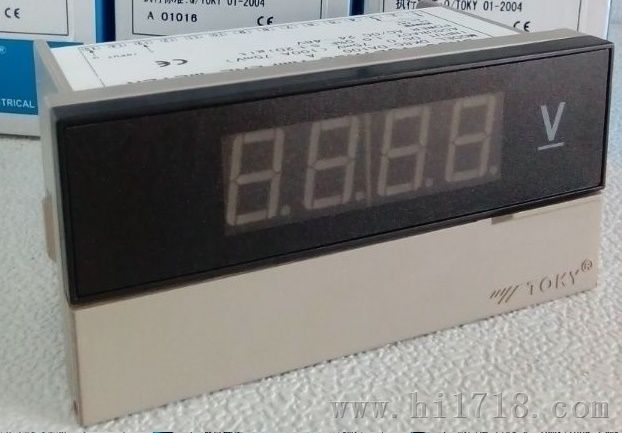 东崎TOKY 直流电压表DK8C-DV75供电电源24-48V