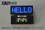 新款精品LED胸牌五字英文胸牌深圳优质供应商
