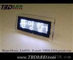 四字单色LED水晶显示屏贴片台式屏