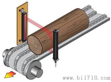 【测量光幕】-木材剥皮控制检测光幕传感器