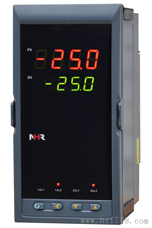虹润NHR-5200系列双回路数字显示控制仪，双路表