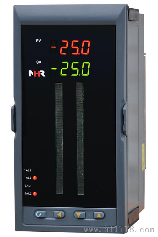 虹润NHR-5200系列双回路数字显示控制仪，双路表