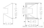 LED红外透镜 直径14.9MM角度90