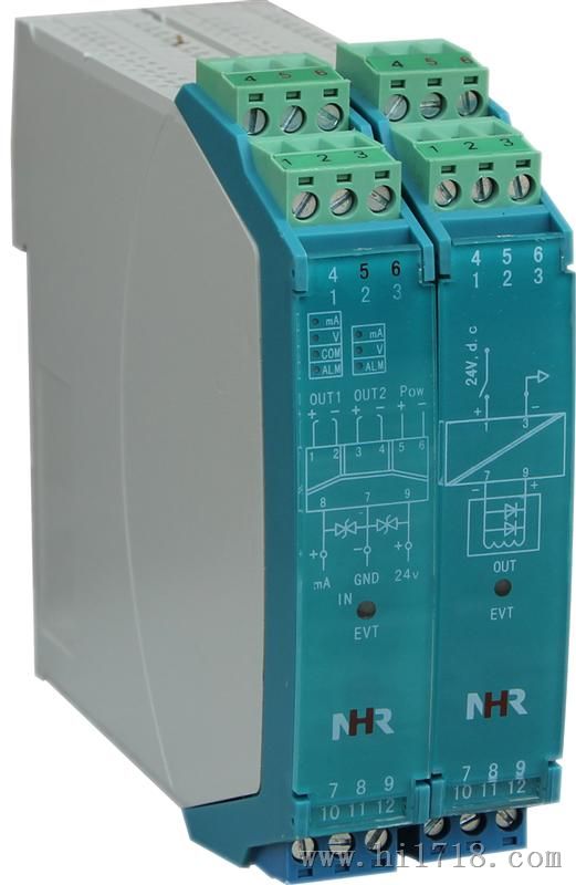 虹润NHR-A32-4系列四线制热电阻输入检测端隔离栅