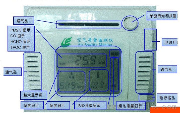 PM2.5 空气质量 检测仪 颗粒 检测仪