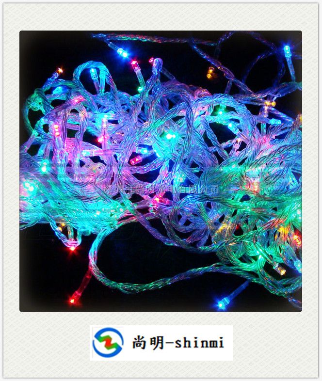 led节日装饰彩色灯串 led string light supplier