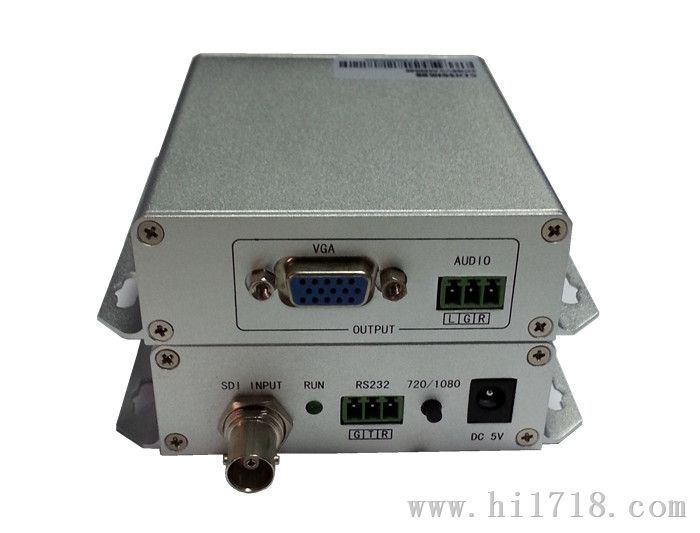 3G/HD-SDI转VGA转换器（VGA任意变频输出）