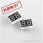 0.28寸红色数码管厚度5mm和厚度6mm两位数码管