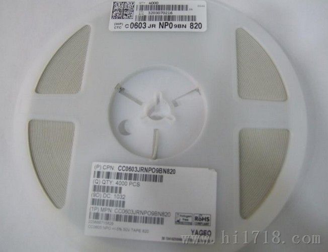 国贴片电阻电容0402、0603、0805、1206、1210、2010、2512封装代理供应商
