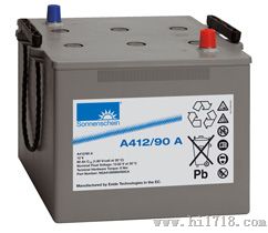 德国阳光蓄电池A412/90A工业设备