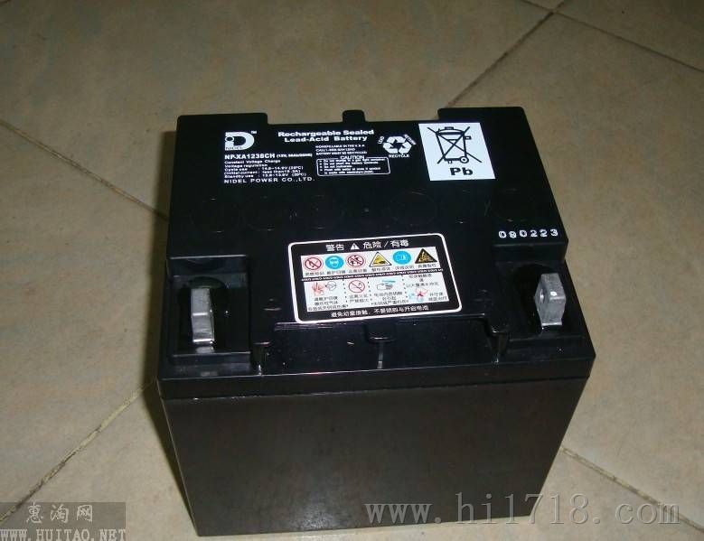 娄底NIDEL蓄电池NP-XA1238CH电力系统12V38AH邮电通信电瓶