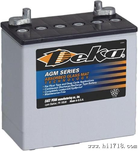 供应德克8A系列深循环AGM蓄电池