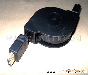 深圳厂家生产1.4版本高清的HDMI 伸缩连接线