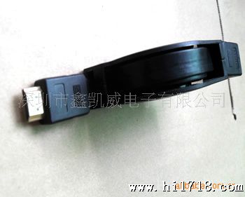 深圳厂家生产1.4版本高清的HDMI 伸缩连接线