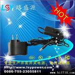 广东厂家热卖12V500mA  6W美规带开关的电源适配器