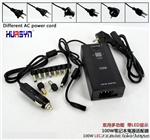 大量供应100W+U车载家用笔记本电源适配器 多功能LED电源
