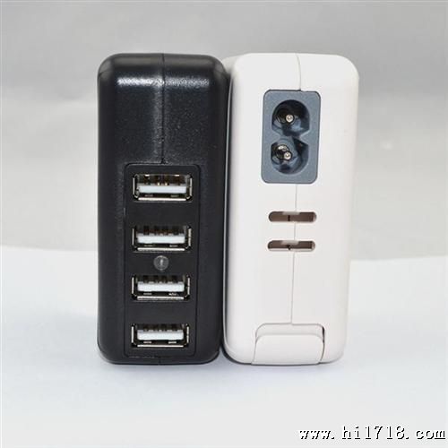 powerlion 4口U充电器 iPhone/IPAD2充电器,足2.1A输出 4U