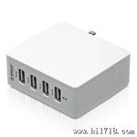 ORICO DCA-4U安卓苹果ipad平板电脑手机U充电器5v 1A/2.1A
