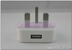 优势批发 现货 苹果iphone 5 4s 足1A港版英规三角充电器 充电头