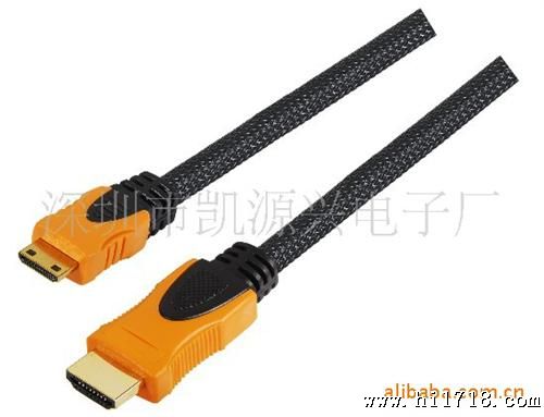 厂家供应HDMI A TO C 型双色模 HDMI高清连接线