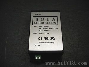 SOLA电源	SCP30S12-DN  SOLA电源	SCP30S12-DN 