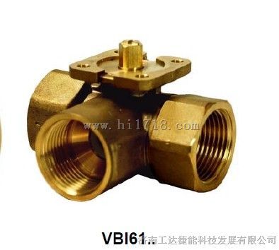 VBI61.40球阀，西门子三通球阀VBI61.40西门子 DN40口径，三通水阀，内螺纹连接。