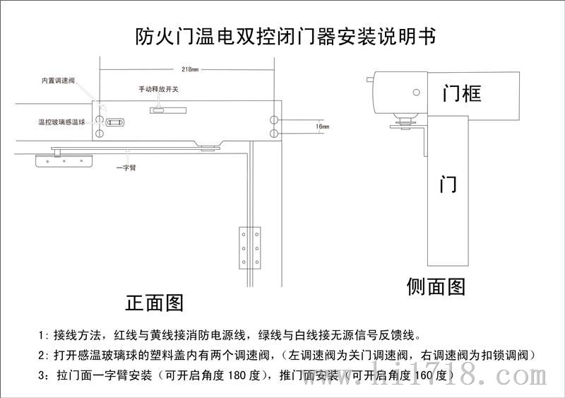 温电双控闭门器