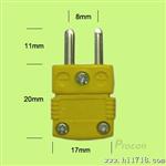 供应K型热电偶直径5*100mml*M8*2M(2*0.6)配黄色公母插头