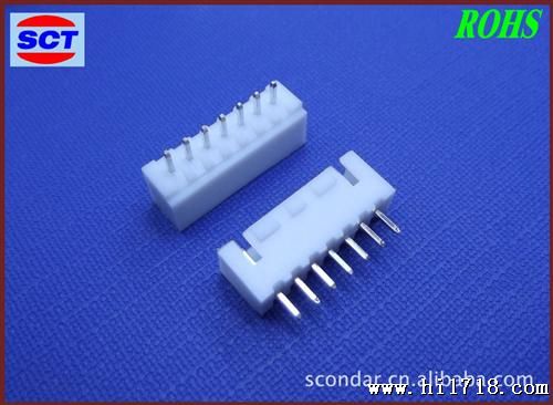 厂家供应 JST XA2.5 7P 180度直针连接器