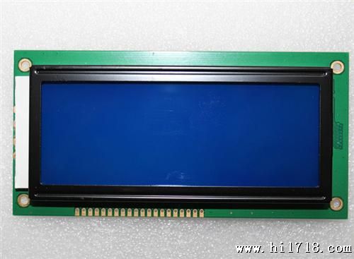 LCD19264液晶显示面板屏模组模块无汉字库点阵130*65黄绿蓝模5V
