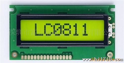 供应8X1LCD字点阵液晶显示模块(LCM)