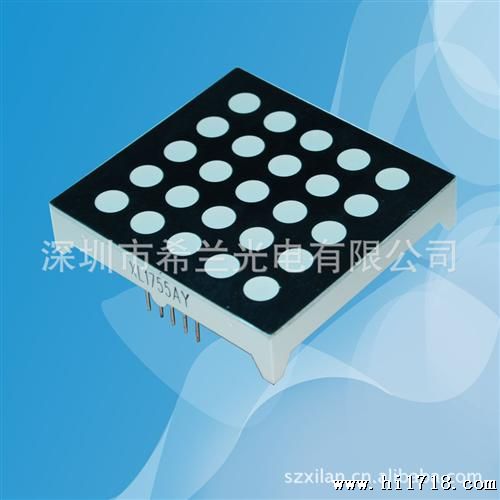 1.7“黄色LED点阵/1.7” yellow color  LED dot matrix display