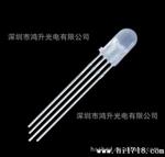 厂家大量供应全彩LED四只脚发光管（共阴共阳）