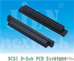 SCSI  D-Sub  PCB   Straight