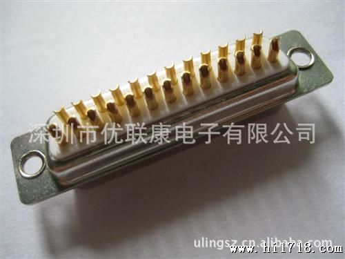 厂商车PIN焊线式D-SUB25针连接器