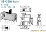 拔动开关Slide switch SS-23D13(图)
