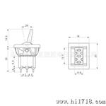 供应 弯脚三档摇臂开关 高寿命摇臂开关