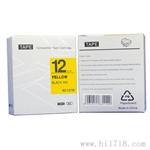 锦宫标签机色带SC12RW标签带12mm红底黑字