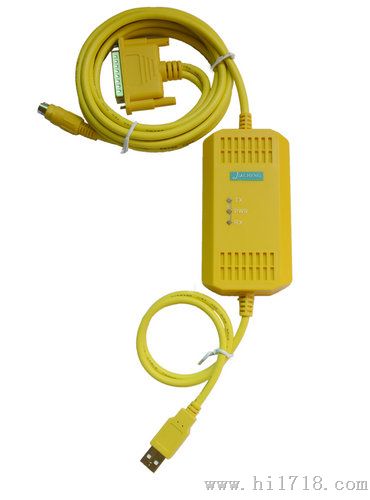 廊坊 天津 保定 石家庄 供应黄色二代PLC编程电缆U-SC09-FX U-CIF02
