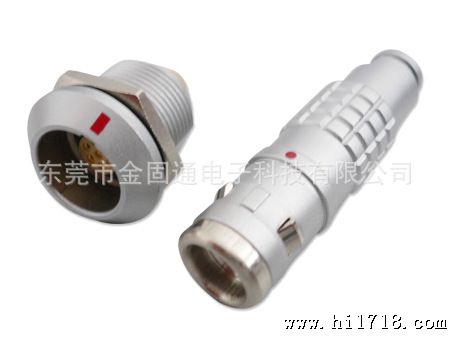 LEMO 2K 8芯 推拉自锁圆形金属水连接器 仿国外航空插头