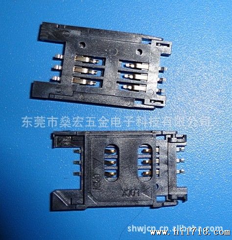 手机连接器，EM310模块，50PEM310,SIM卡座，6芯SIM卡