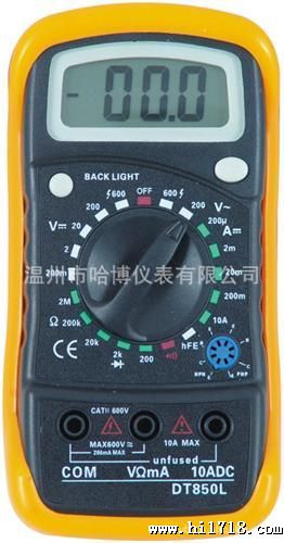 供应数字万用表DT850L,万用表DT-850L