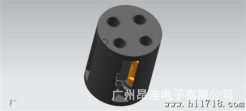 现货 可接1到4芯线材的水接头/电缆水连接器/ 线材可任意拆装
