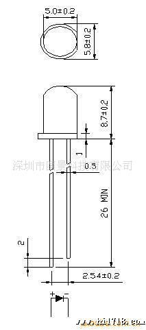 本厂生产供应5MM圆头亮黄光LED;黄光LED发光二管