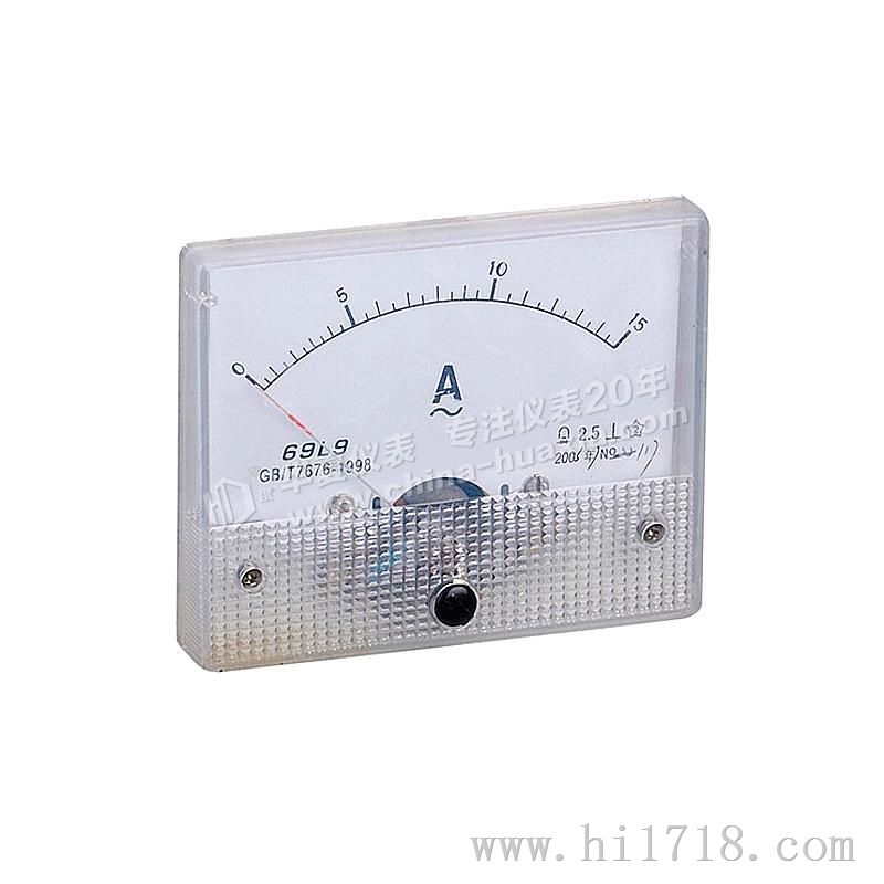 上海华夏电度表厂69L9指针式电流表 电流测量仪表 仪器仪表