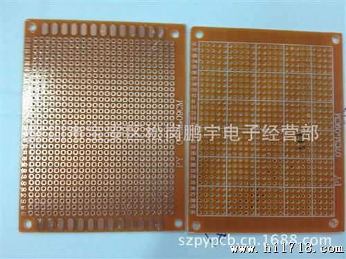 厂家批发02（7*9CM)电木板 万用板 洞洞板 PCB测试板