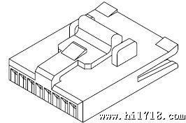 台制 1.27mm 单排 薄膜开关连接器 3852系列 (代替泰科Tyco)