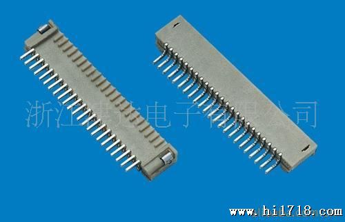 FPC1.0C 扁平贴片连接器  双面接触